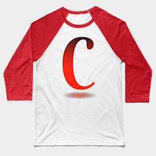 Letter C beautiful letters Baseball T-Shirt